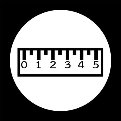 measuring scale on white background. scale of different units. markup for  rulers sign. flat style. 9797469 Vector Art at Vecteezy