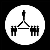 people network icon vector