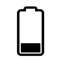 Sign of battery icon