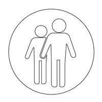 Sign of People Icon vector