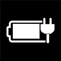 Sign of battery icon vector