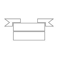 Icono de signo de la cinta vector