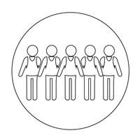 Sign of People Icon vector