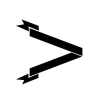 Icono de signo de la cinta vector