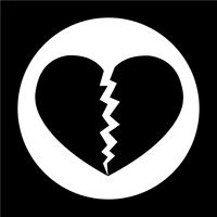 Sign of Heart icon vector