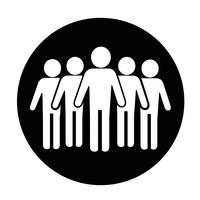 Sign of People Icon vector