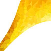 Yellow Polygonal Mosaic Background, Creative Design Templates vector