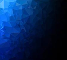 Blue Polygonal Mosaic Background, Creative Design Templates vector