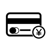 credit card icon vector