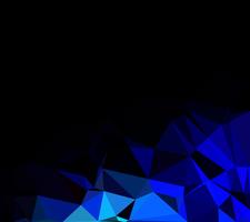 Blue Polygonal Mosaic Background, Creative Design Templates vector