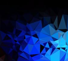 Blue Polygonal Mosaic Background, Creative Design Templates vector