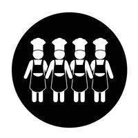 Chef people Icon vector