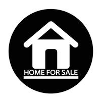 Home For Sale icon vector