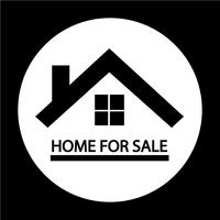 Home For Sale icon vector