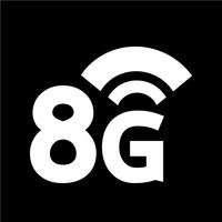 8G Wireless Wifi icon  vector