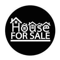 Home For Sale icon vector