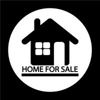 Home For Sale icon vector