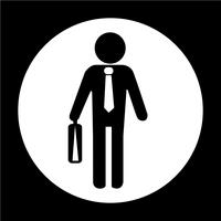 Businessman People Icon vector