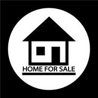 Home For Sale icon vector