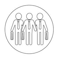 Businessman People Icon vector