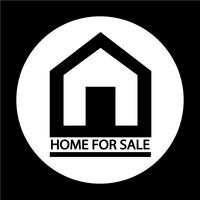 Home For Sale icon vector