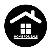 Home For Sale icon vector