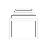 windows tab icon vector