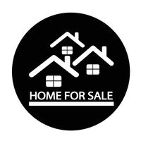 Home For Sale icon vector