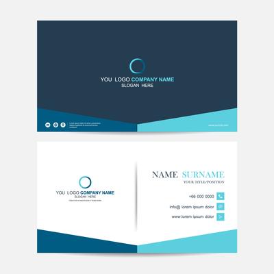 Business card vector background