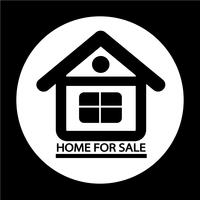 Home For Sale icon vector