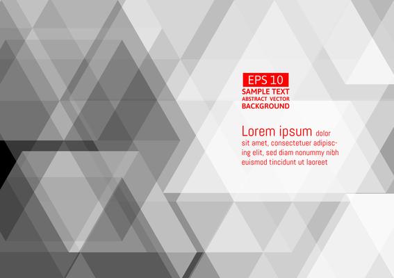 Abstract geometric white and gray color, Modern vector background with copy space