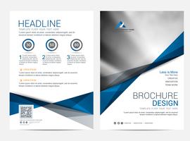 Brochure Layout template, cover design background vector