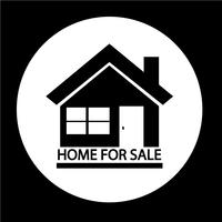 Home For Sale icon vector