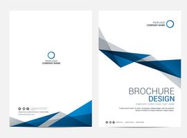 Brochure Layout template, cover design background vector