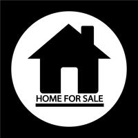 Home For Sale icon vector