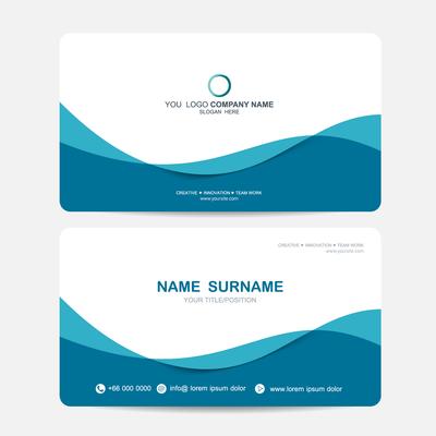 Business card vector background