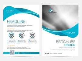 Brochure Layout template, cover design background vector