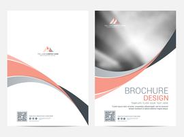 Brochure Layout template, cover design background vector