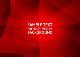 Red color polygon abstract background technology modern design, Vector Illustration