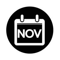 Sign of Calendar icon vector