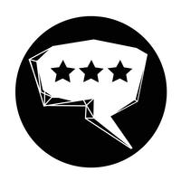 Speech bubble icon vector