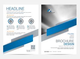 Plantilla de diseño de folleto, fondo de diseño de portada vector