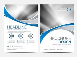 Brochure Layout template, cover design background vector