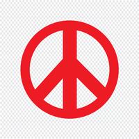 Peace sign icon vector illustration