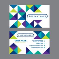 Colorful Business Card vector