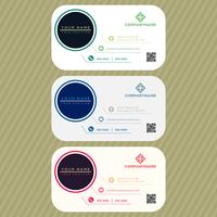 Colorful Business Card Collection vector