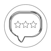 Speech bubble icon vector