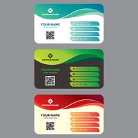 Colorful Business Card Collection vector