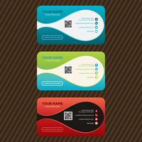 Colorful Business Card Collection vector