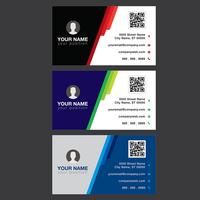 Colorful Business Card Collection vector